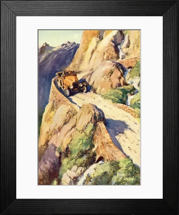 Framed Print : Touring in the Alps Framed Print : Touring in the Alps