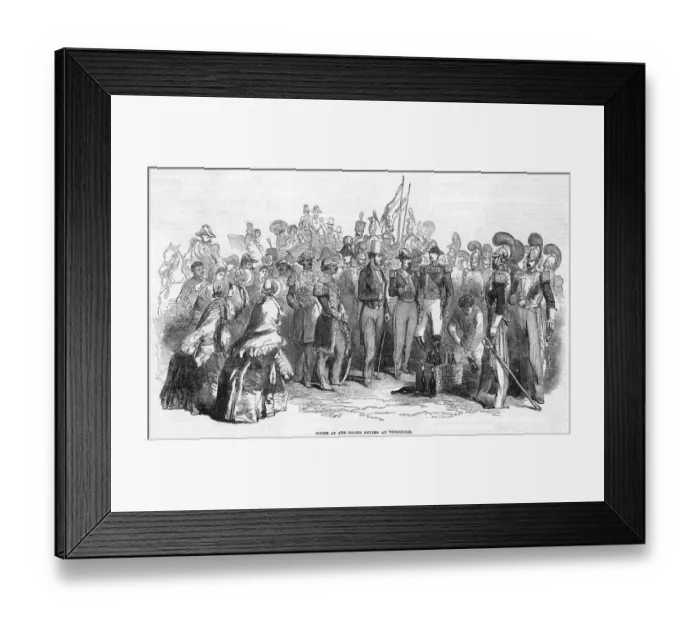 Framed Print : Revue at Versailles - 2 Framed Print : Revue at Versailles - 2