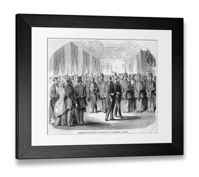 Framed Print : Napoleon at Assemblee Framed Print : Napoleon at Assemblee