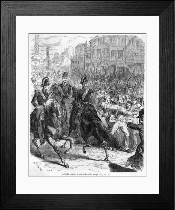 Framed Print : Duc D aumale Attacked Framed Print : Duc D aumale Attacked