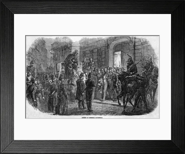 Framed Print : Coup : Cavaignac Arrest Framed Print : Coup : Cavaignac Arrest