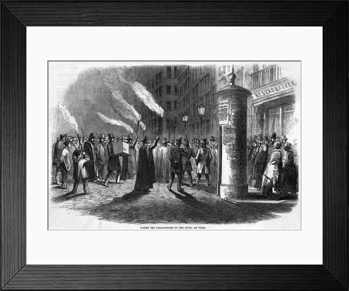 Framed Print : Napoleon Elected Framed Print : Napoleon Elected