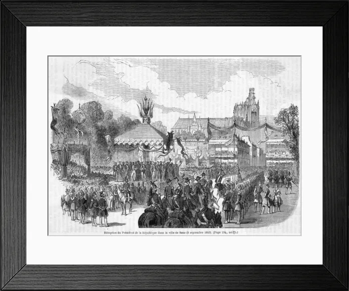 Framed Print : Napoleon at Sens Framed Print : Napoleon at Sens