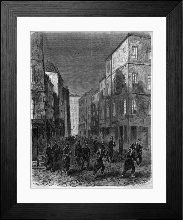 Framed Print : Coup: Clearing Streets Framed Print : Coup: Clearing Streets