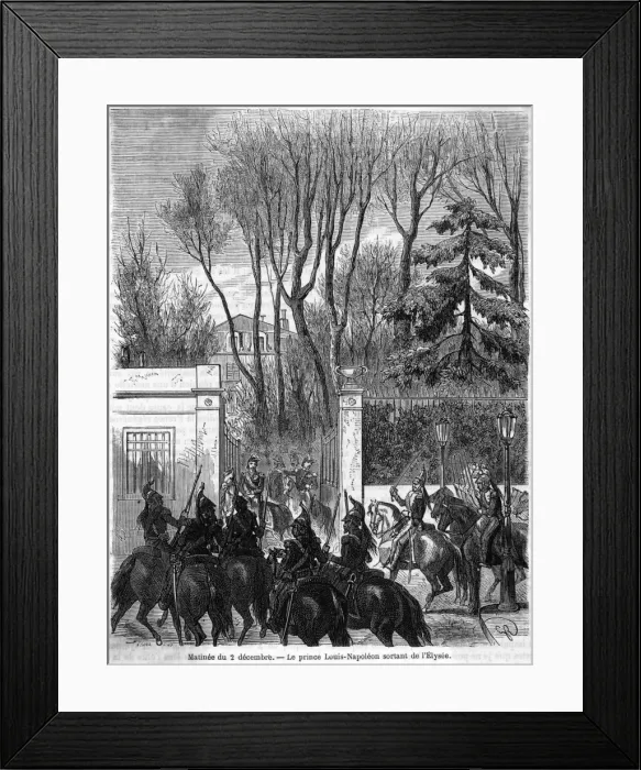 Framed Print : Coup : Napoleon Elysee Framed Print : Coup : Napoleon Elysee