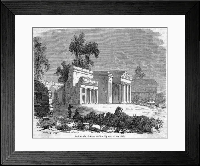Framed Print : Chateau De Neuilly Framed Print : Chateau De Neuilly