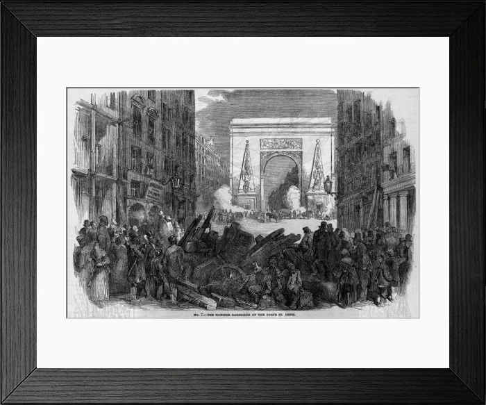 Framed Print : Coup: Barricade Framed Print : Coup: Barricade