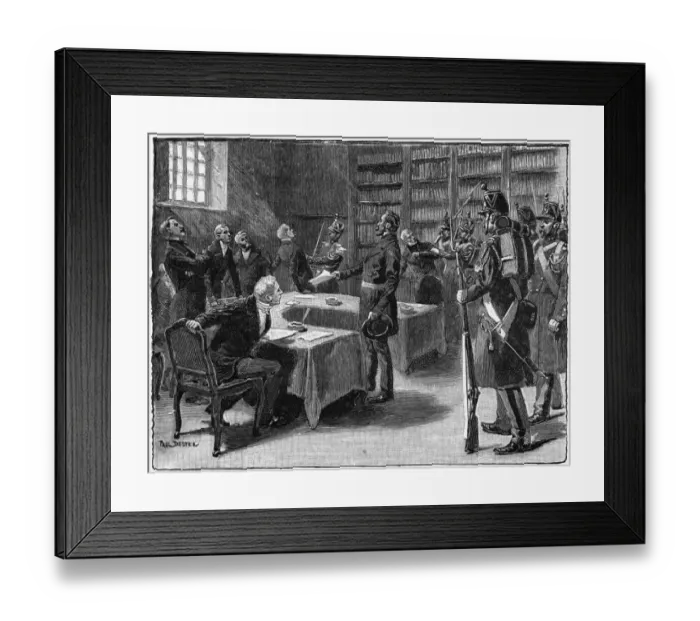 Framed Print : Coup : Judges Evicted Framed Print : Coup : Judges Evicted