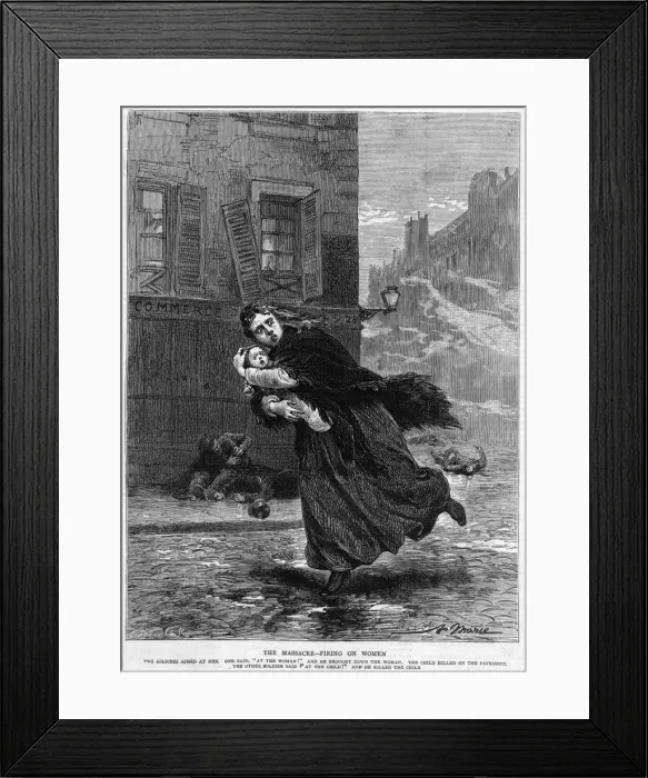 Framed Print : Coup: Clearing Streets Framed Print : Coup: Clearing Streets