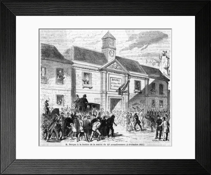 Framed Print : Coup: Berryer Protests Framed Print : Coup: Berryer Protests