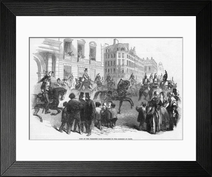 Framed Print : Napoleon and Army Framed Print : Napoleon and Army