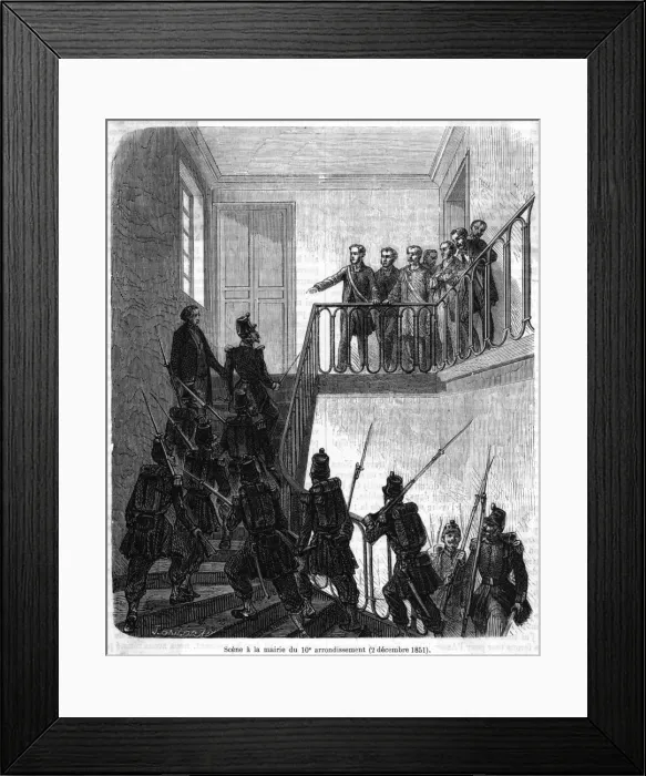 Framed Print : Coup : Mairie Forced Framed Print : Coup : Mairie Forced