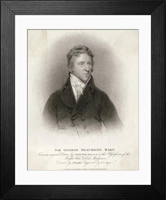 Framed Print : Sir George Beaumont Framed Print : Sir George Beaumont