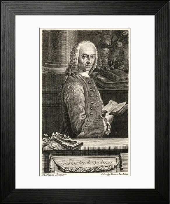 Framed Print : Johann Jacob Bodmer Framed Print : Johann Jacob Bodmer