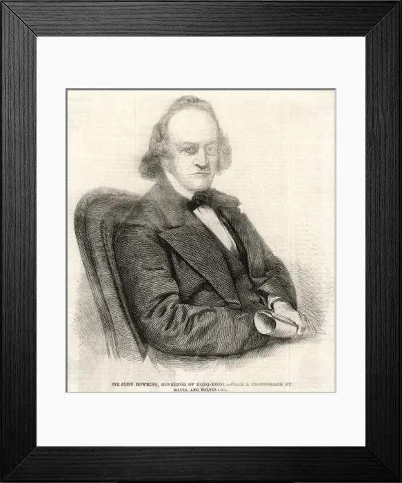 Framed Print : Sir John Bowring - 4 Framed Print : Sir John Bowring - 4