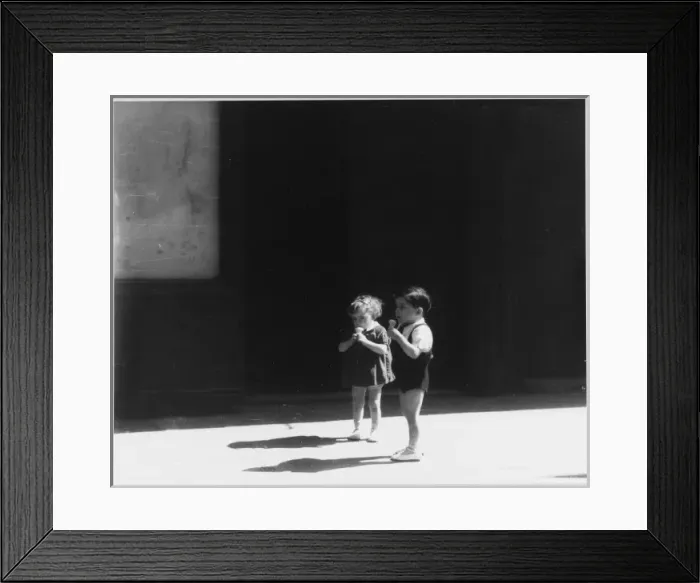 Framed Print : Eating Ice-Creams Framed Print : Eating Ice-Creams