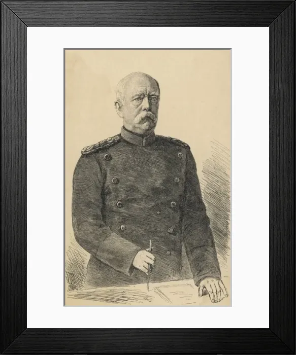 Framed Print : Bismarck in the 1870S Framed Print : Bismarck in the 1870S