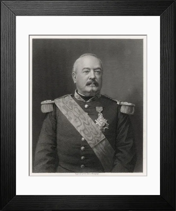Framed Print : Achille Bazaine (Holl) Framed Print : Achille Bazaine (Holl)