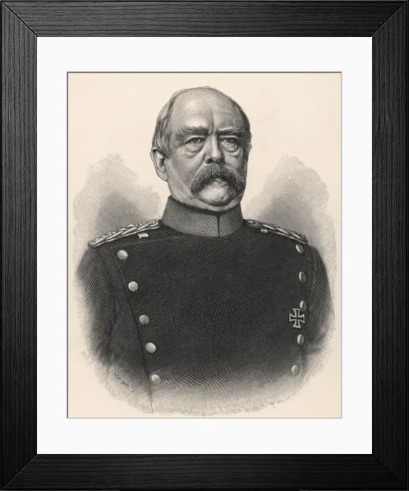 Framed Print : Bismarck 1880S Framed Print : Bismarck 1880S