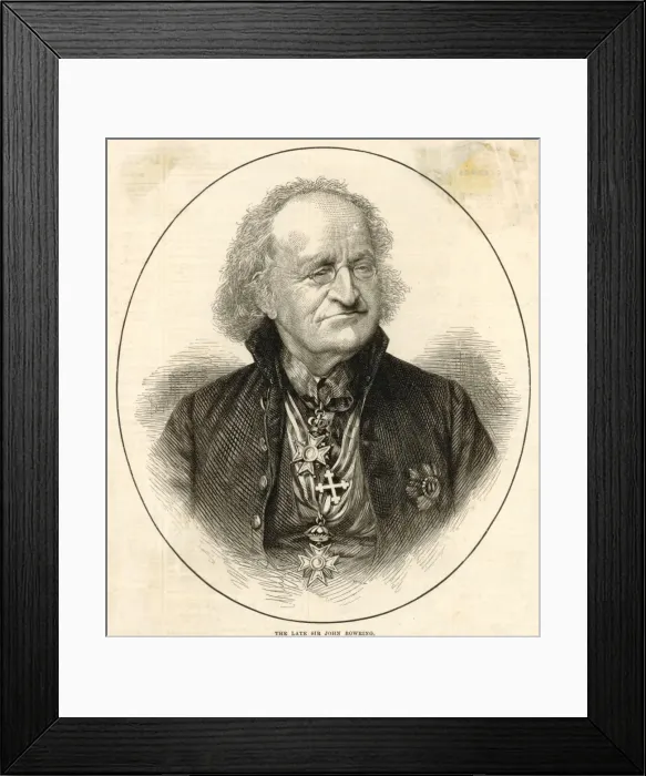 Framed Print : Sir John Bowring - 2 Framed Print : Sir John Bowring - 2