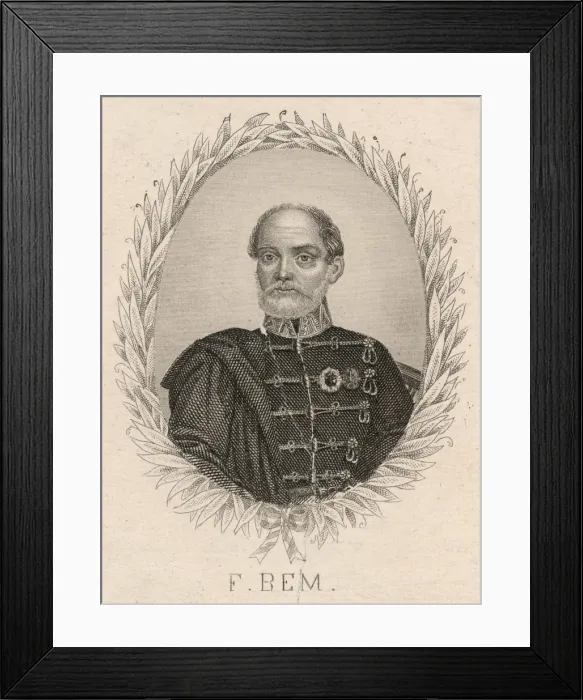 Framed Print : Joseph Bem, Military Framed Print : Joseph Bem, Military