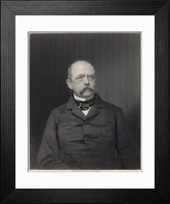 Framed Print : Bismarck Circa 1870 Framed Print : Bismarck Circa 1870