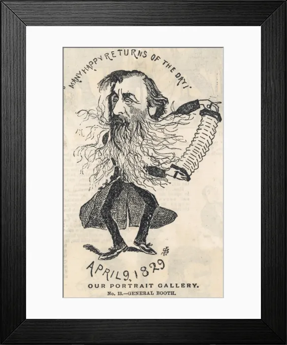 Framed Print : Booth Caricatured - 3 Framed Print : Booth Caricatured - 3
