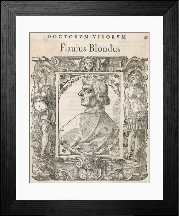 Framed Print : Flavio Biondo Framed Print : Flavio Biondo