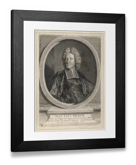 Framed Print : Jean-Paul Bignon Framed Print : Jean-Paul Bignon
