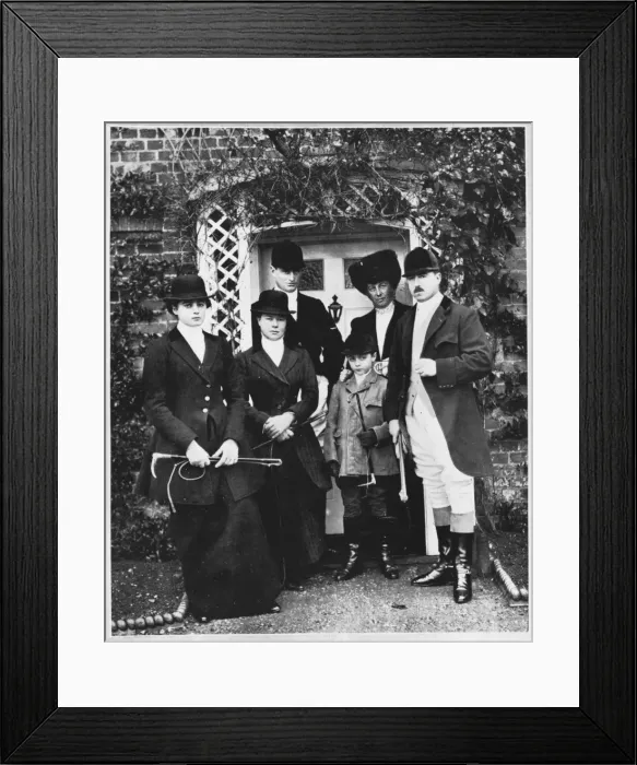 Framed Print : Members of Waddon Hunt Framed Print : Members of Waddon Hunt