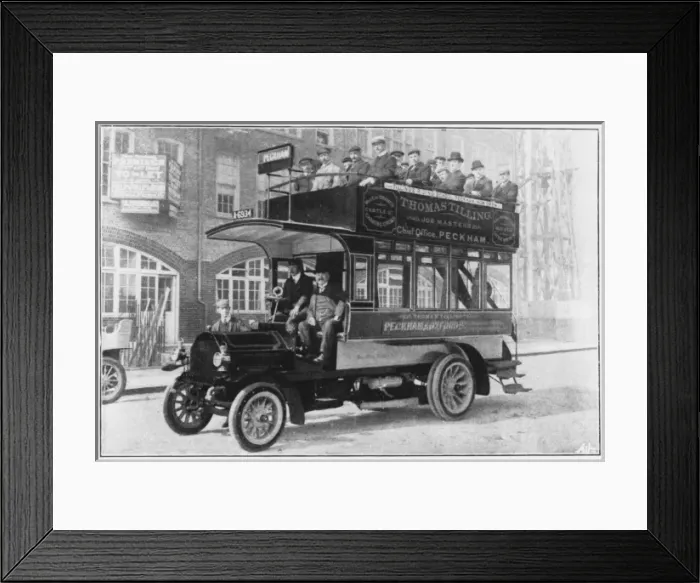 Framed Print : London Motor Bus 1905 Framed Print : London Motor Bus 1905