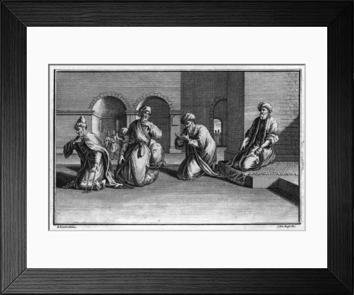 Framed Print : Turks at Prayer - 2 Framed Print : Turks at Prayer - 2