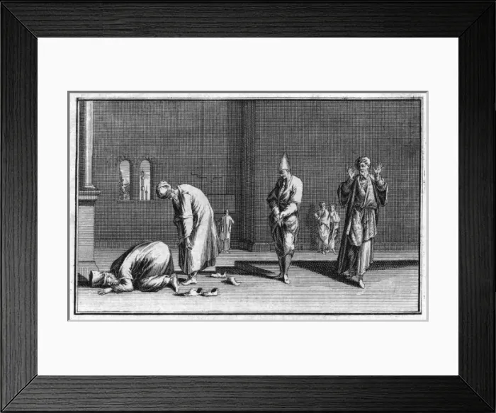 Framed Print : Turks at Prayer - 1 Framed Print : Turks at Prayer - 1