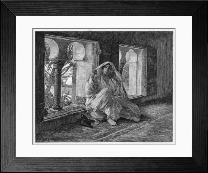 Framed Print : Womens Room in Mosque Framed Print : Womens Room in Mosque