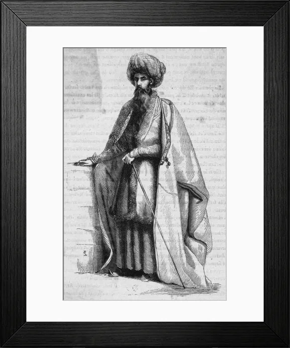 Framed Print : Persian Mollah Framed Print : Persian Mollah