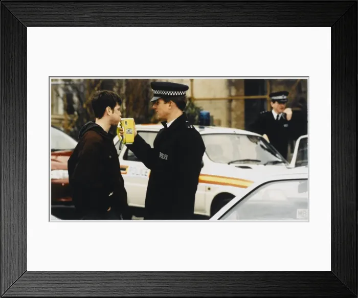 Framed Print : Police Breathaliser Framed Print : Police Breathaliser