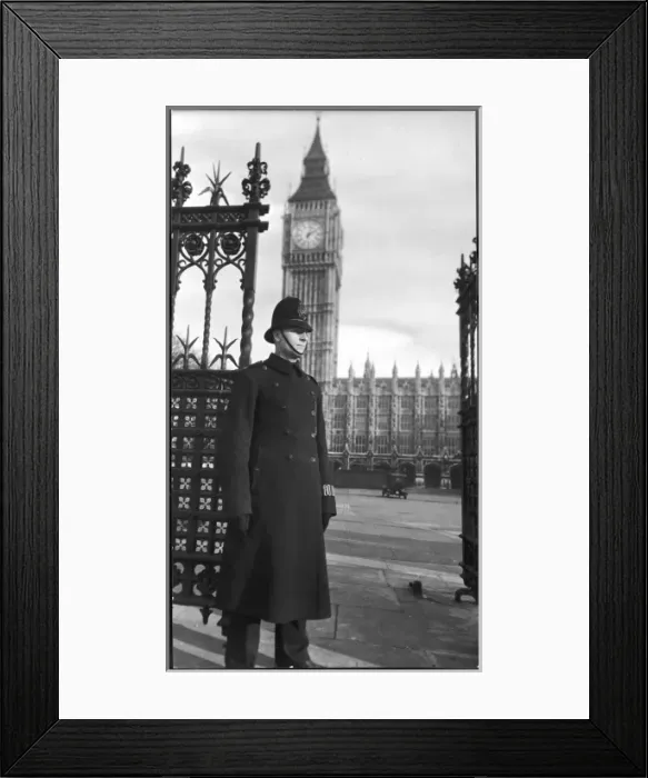 Framed Print : Policeman on Duty Framed Print : Policeman on Duty
