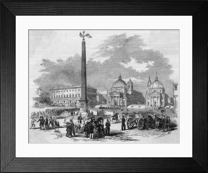 Framed Print : French Take Rome - 4 Framed Print : French Take Rome - 4