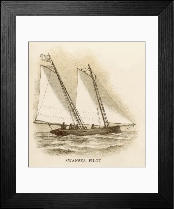 Framed Print : Swansea Pilot Boat Framed Print : Swansea Pilot Boat