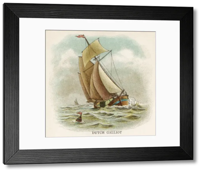 Framed Print : Dutch Galliot Framed Print : Dutch Galliot