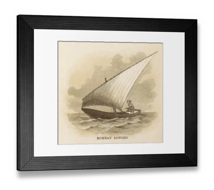 Framed Print : Bombay Dinghy Framed Print : Bombay Dinghy