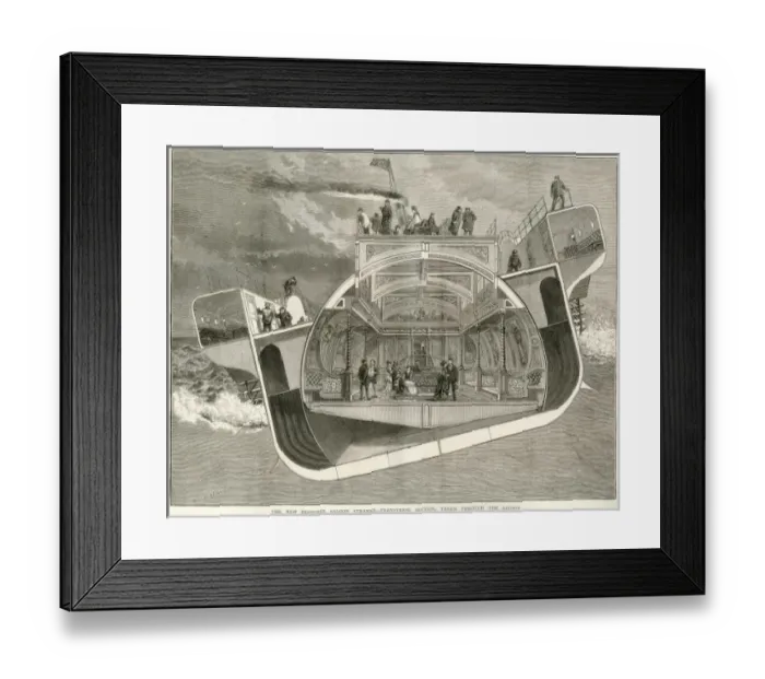 Framed Print : Section of the Bessemer Framed Print : Section of the Bessemer