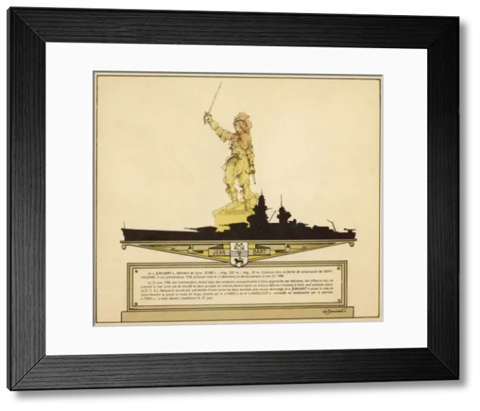 Framed Print : Jean Bart Warship Framed Print : Jean Bart Warship