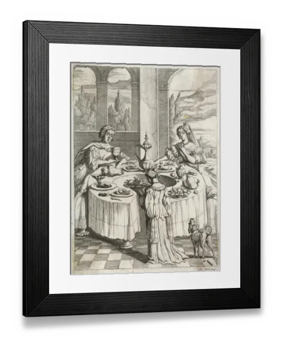 Framed Print : Banquet for Two C16 Framed Print : Banquet for Two C16