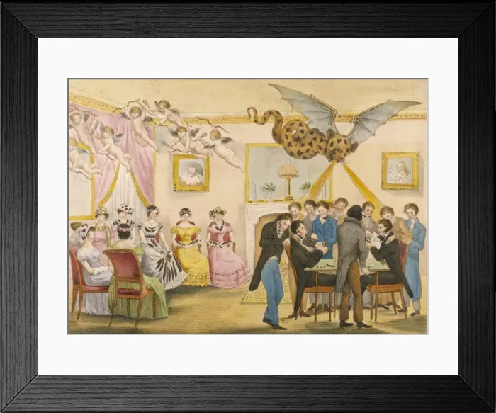 Framed Print : Les Salons D aujourd hui Framed Print : Les Salons D aujourd hui