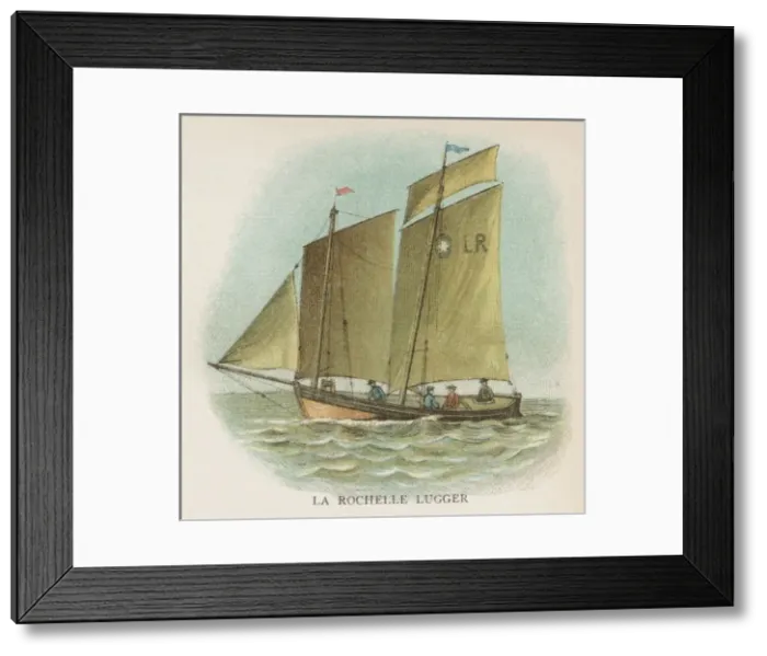 Framed Print : Lugger of LA Rochelle Framed Print : Lugger of LA Rochelle