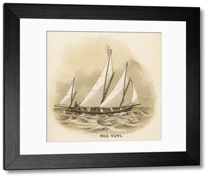 Framed Print : English Pill Yawl Framed Print : English Pill Yawl