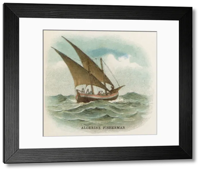 Framed Print : Algerian Fishing Boat Framed Print : Algerian Fishing Boat