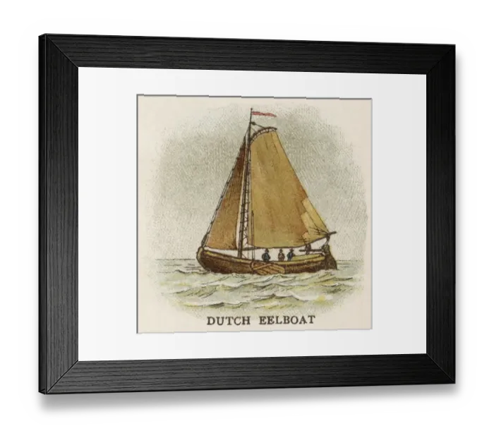 Framed Print : Dutch Eel-Boat Framed Print : Dutch Eel-Boat