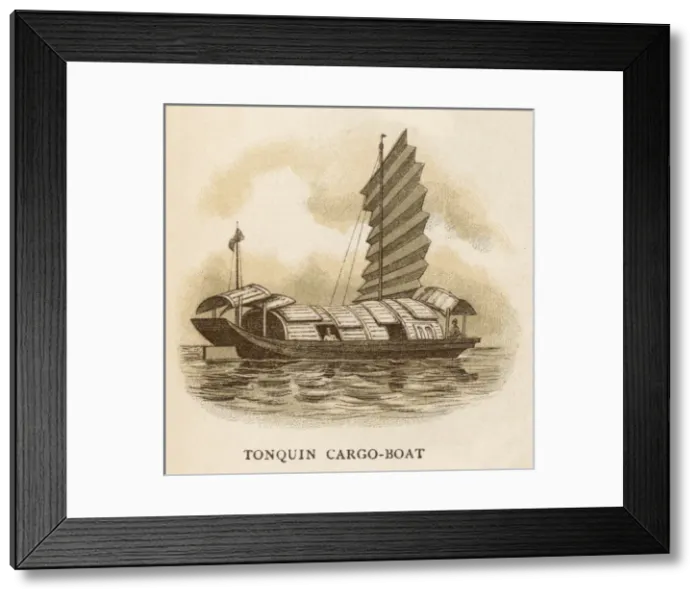 Framed Print : Vietnamese Cargo Boat Framed Print : Vietnamese Cargo Boat